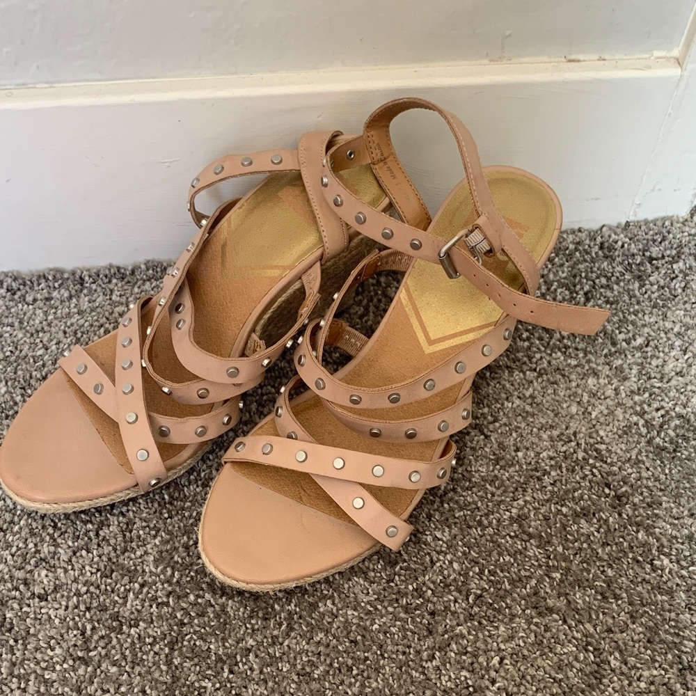 Dolce Vita Tan Studded Sandals